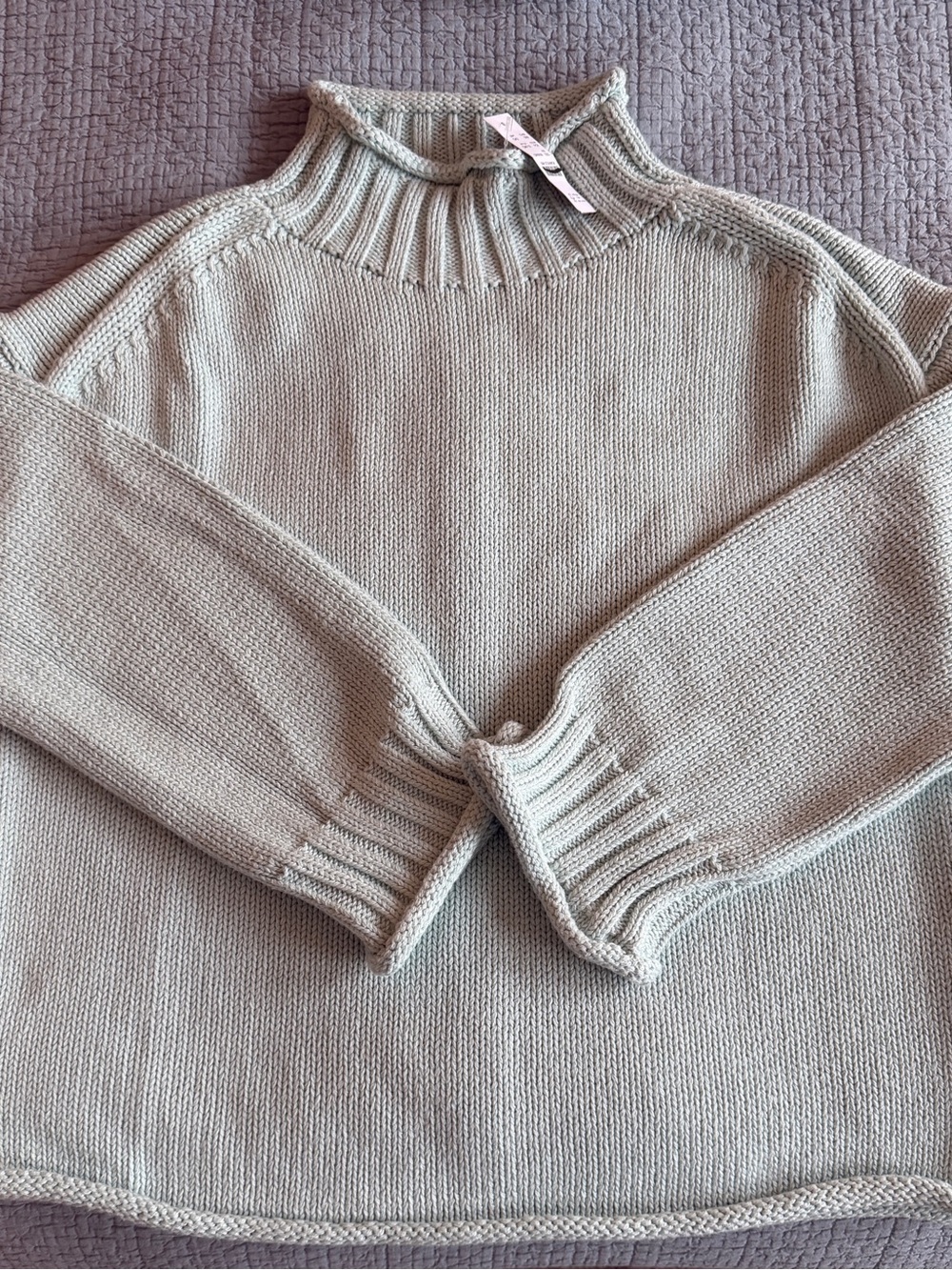 J. Crew 2025 Rollneck Sweater Pistachio Cream XXS NWT